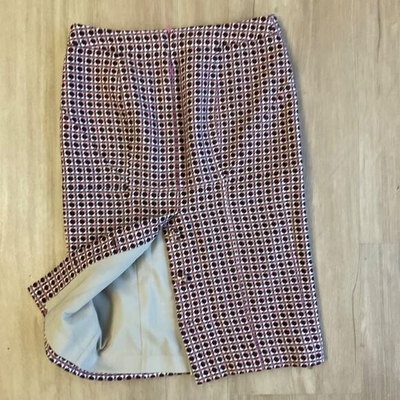 VTG Y2K Body by Victoria Button Pencil Skirt  pink tweed office siren sexy sz 2 - Picture 9 of 16